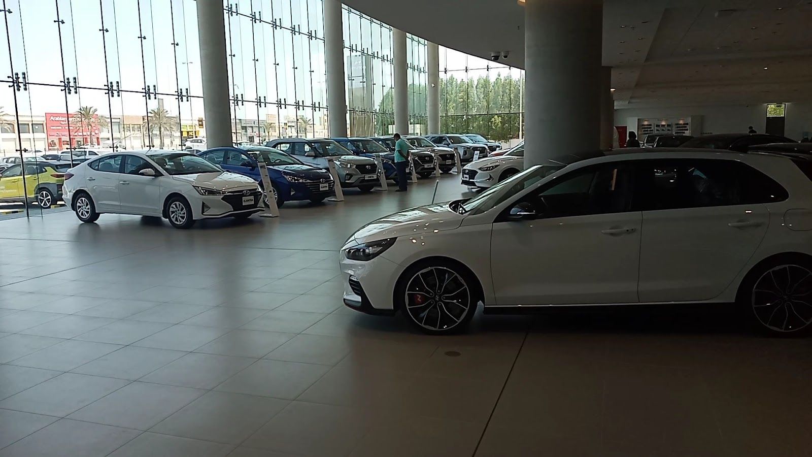 Hyundai showroom — First Motors in Manama