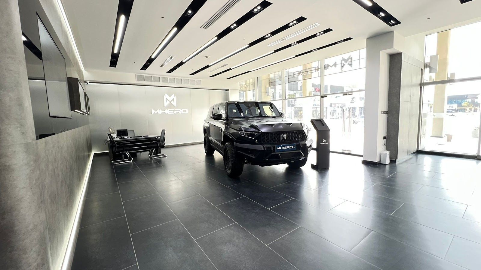 MHERO showroom — Al-Mutawa & Al-Qadi Co. in Shuwaikh — Al-Tilal Complex