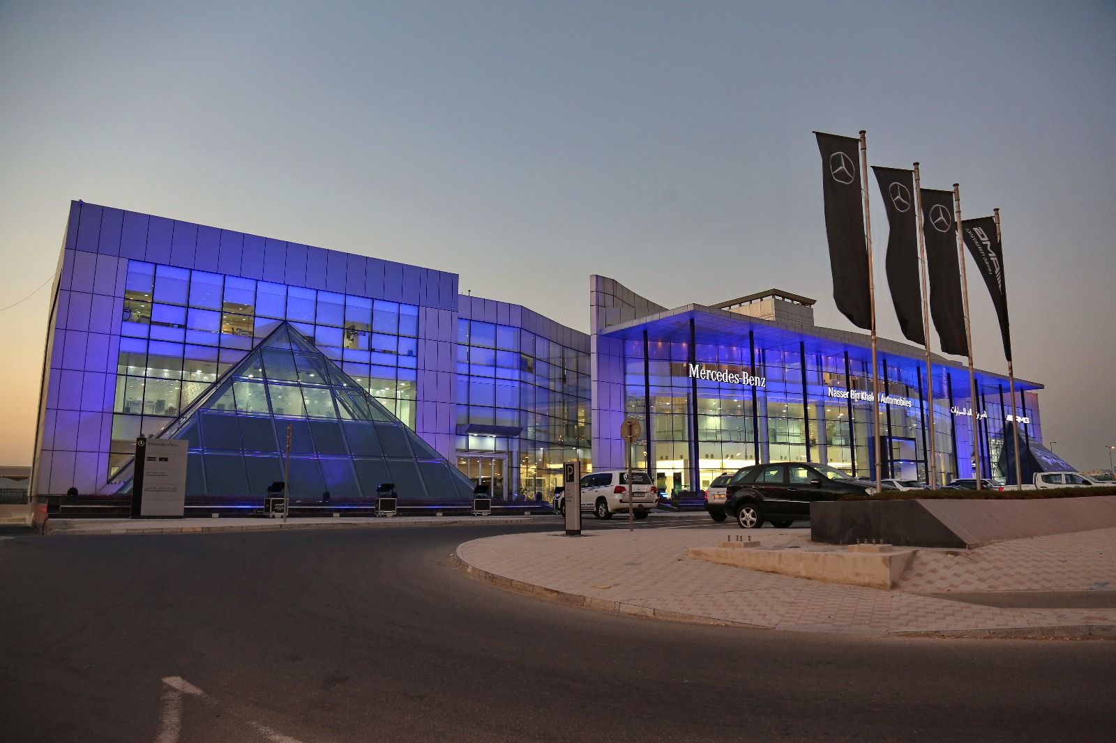 Mercedes-EQ showroom — Nasser Bin Khaled (NBK) in Doha